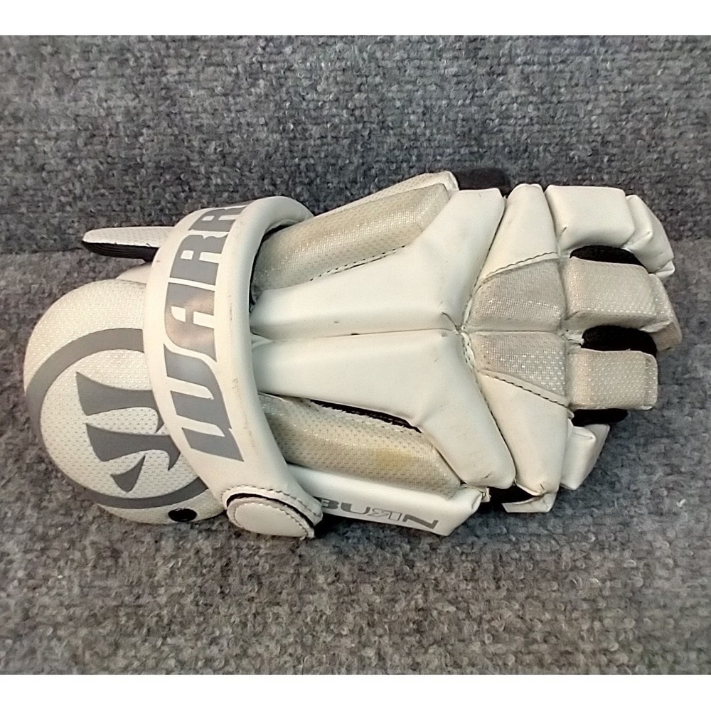 Warrior Burn Lacrosse Glove White Grey Left Hand Only Size Small BGS15WHL